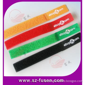 Straight Colorful Printed Velcro Cable Tie Wraps